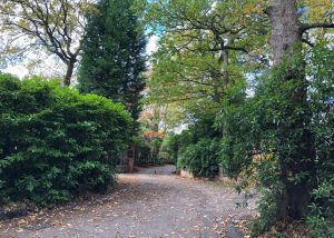 The entrance to the estate.