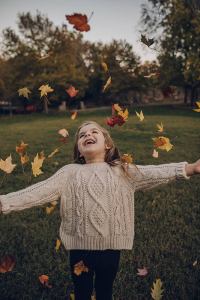 falling leaves